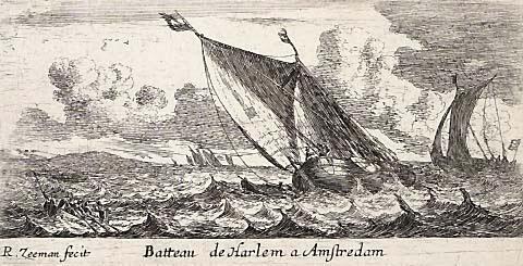 Batteau de harlem a Amstredam (Boat from Haarlem to Amsterdam)