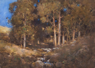 Landscape with Wood and Sheep