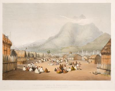 Tu Kaitote, The Pah of Te Whero Whero, on the Waikato