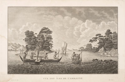 Vue des Iles de L'Amiraute