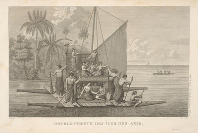 Double pirogue des Iles des Amis