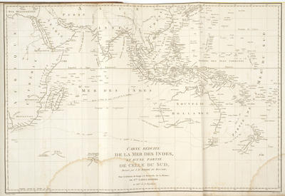 Carte reduite de la mer des Indes et d'une partie de celle du Sud