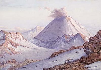 Sunset, Ngauruhoe Volcano