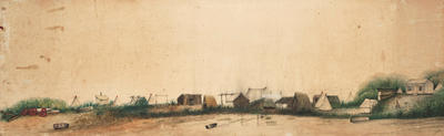 Camp at Albertland, Nth Auckland