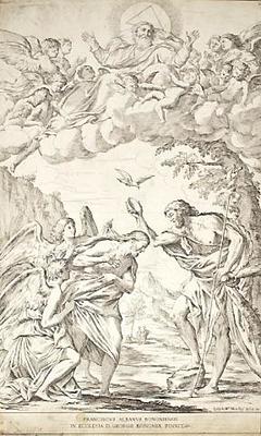 Franciscus Albanus Bononiensis in ecclesia D.Georgii Bononiae pinxit (Francesco Albani of Bologna Painted This in the Church of San Giorgio, Bologna)