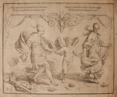Cupid with two Nymphs