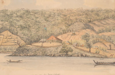Te Kohu Kohu, Hokianga River (The residence of Mr Russell)