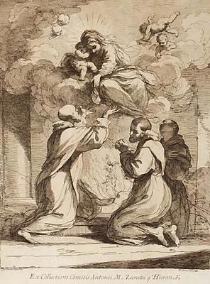 The Vision of St Simon Stock