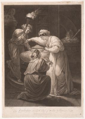 Cleopatra Adorning the Tomb of Mark Anthony