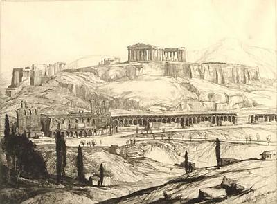 The Acropolis from Museum Hill