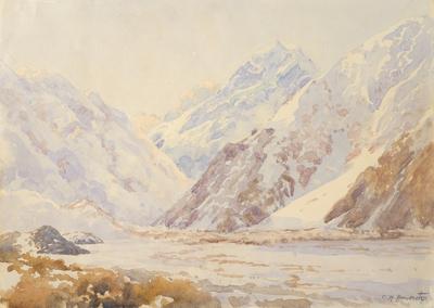 Winter, Mount Cook from the Hermitage