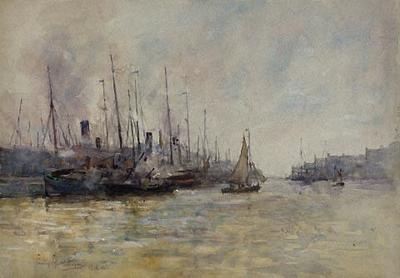 Shipping on the Maas