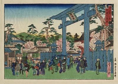 Gion ô-torii (The Great Torii Gate of Gion Shrine)