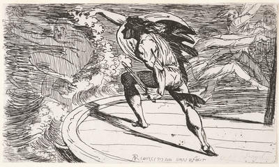 Cormar attacking the spirit of the water