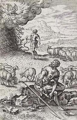 Moses and the burning bush
