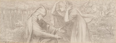 Study for Predella - Beata Beatrix