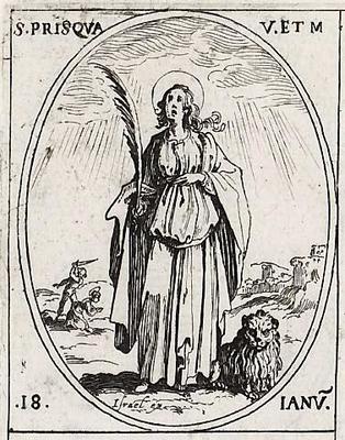 Saint Prisque, vierge et martyre