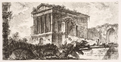 Tempio di Clitumno tra Foligno e Spoletti ... (Temple of Clitumnus between Foligno and Spoleto ...)