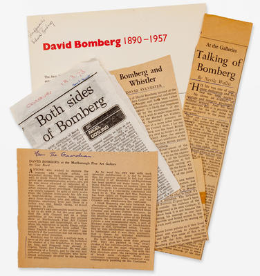 Beryl Grant's David Bomberg Archive