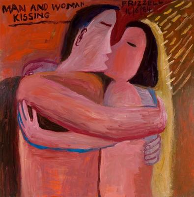 Man And Woman Kissing