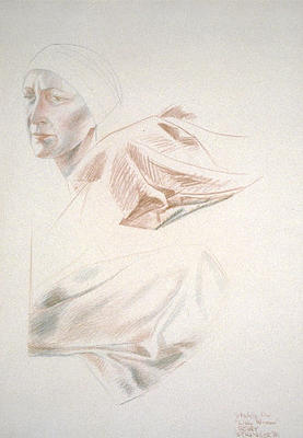 Study for "Lobby Woman"