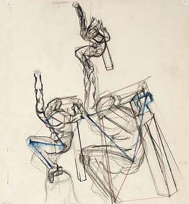 Three Studies for the Bronze - 'Concerning Religion'