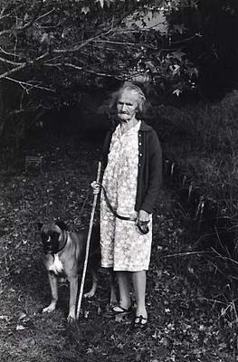 Woman with her Dog