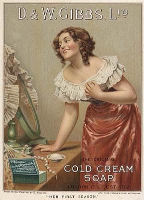 D & W Gibbs Cold Cream Soap (poster)