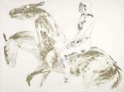 Man and Horse VI