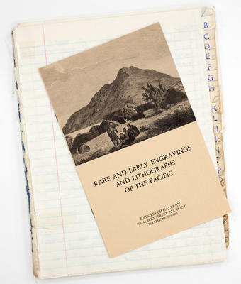 John Leech Gallery Sales Notebook