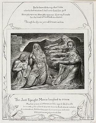 Job rebuked by his friends