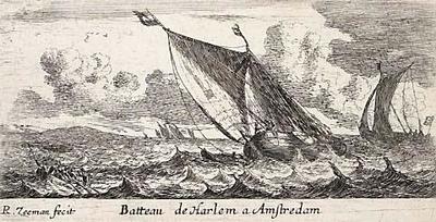 Batteau de harlem a Amstredam (Boat from Haarlem to Amsterdam)