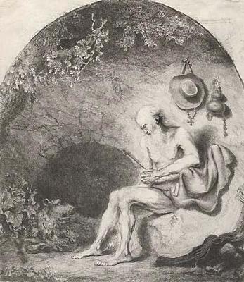 Saint Jerome in the cave