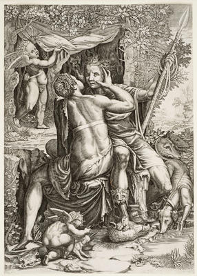 Venus Embracing Adonis