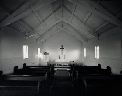 Interior: Church of the Transformation, Tautoro, North Island, 20 April 1982