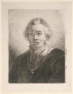 Alterer Mann mit Halskette (Old man with neckchain)