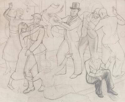 Drawing for 'War Makers'