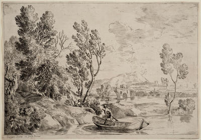 Landscape with Remains of a Stone Bridge