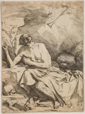 Saint Jerome hearing the trumpet of the Last Judgment