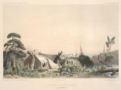 Vue de l'observatoire (aux Iles Aükland)