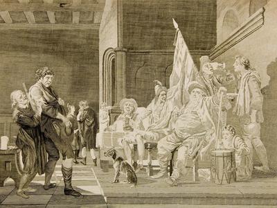 Falstaff reviewing his troops (from Shakespeare's 'Henry IV')