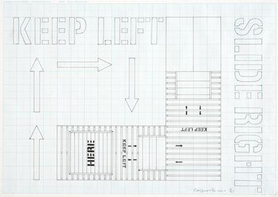 Here and There (preparatory drawing no.2)