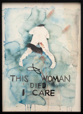 This woman died, I care
