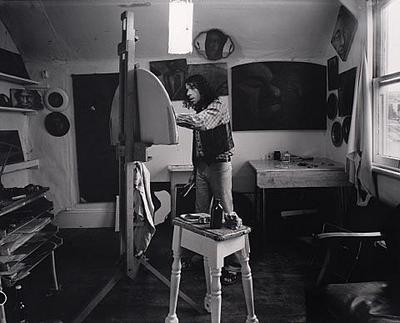 Studio at Gunson Street, Ponsonby, 14 May 1977