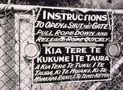Information signs