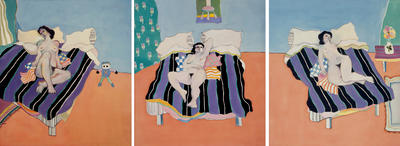 Girl on a Bed