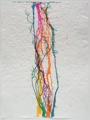 January Music (paper, hand, ink, eye, wind) #13