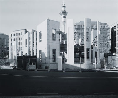 Construction Site, Viaduct Harbour Avenue, Auckland. 1 July 2001