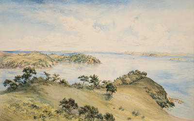 The Kawau, looking to Auckland