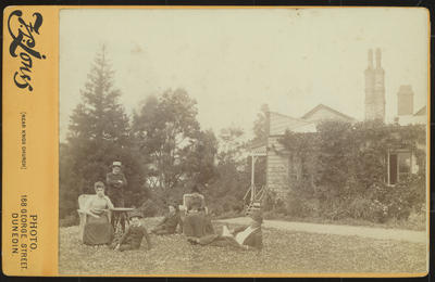 Frances Hodgkins with Family at Waira, Ravensbourne